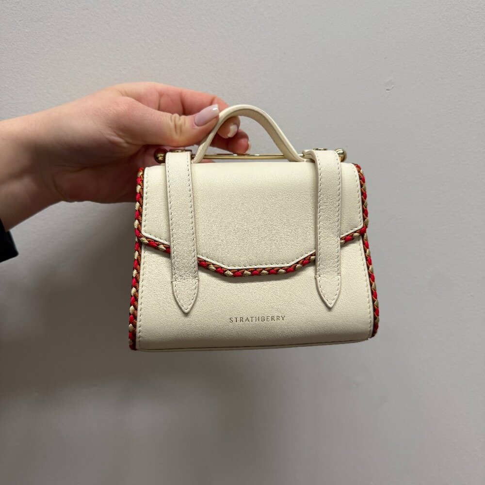 STRATHBERRY | Cream Allegro Micro Bag Limited Edition